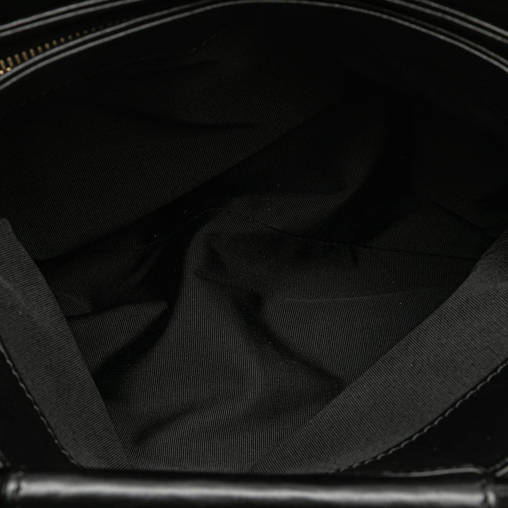 Chanel CC Cuir d’agneau Tortoise Handle Cabas