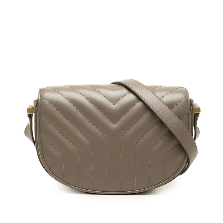 Saint Laurent Matelasse Joan Sac Petit Cuir de veau Marron – vue principale – GABY PARIS