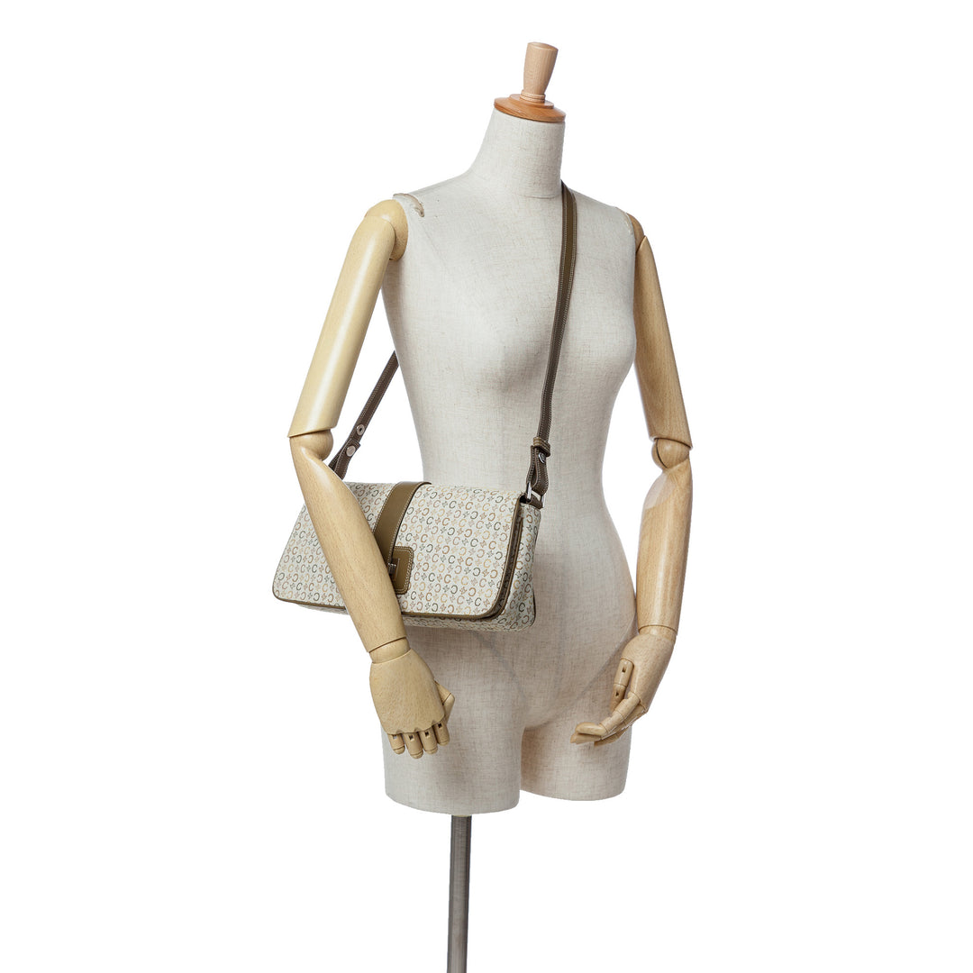 C Macadam Canvas Crossbody Brown - Gaby Paris