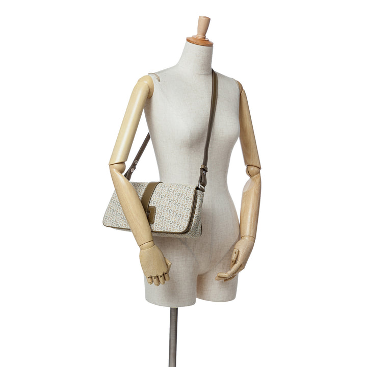 C Macadam Canvas Crossbody Brown - Gaby Paris