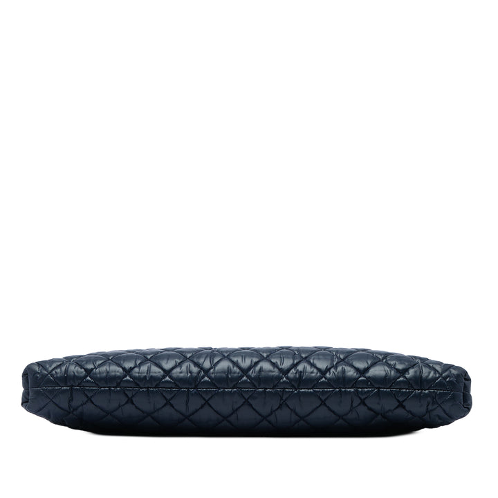 Chanel Bicolore Matelassé et Coco Cocoon Plat Cabas Grand Bleu