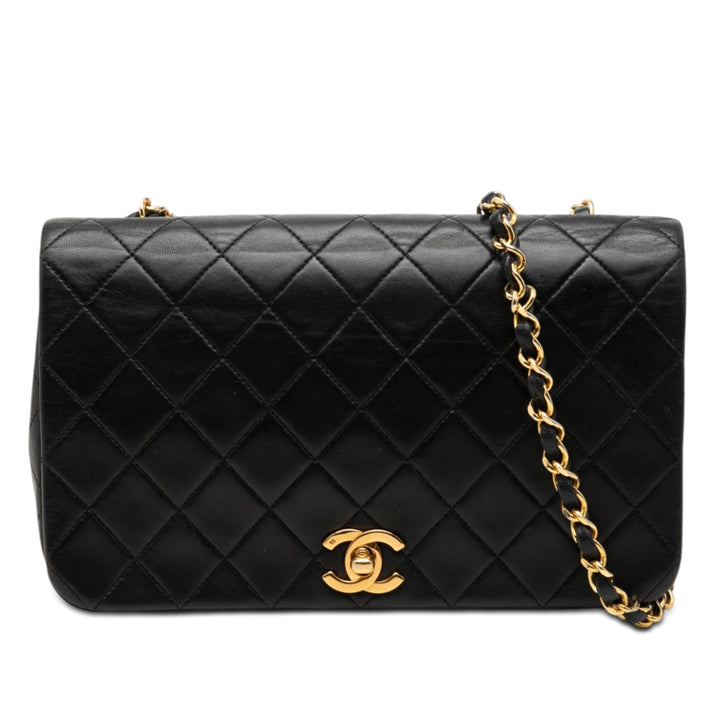 Chanel CC Matelassé Cuir d’agneau Rabat intégral