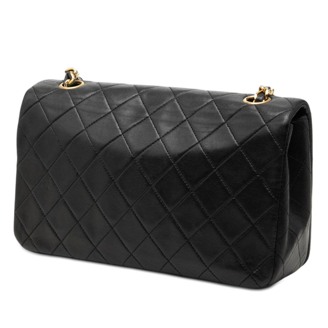 Chanel CC Matelassé Cuir d’agneau Rabat intégral