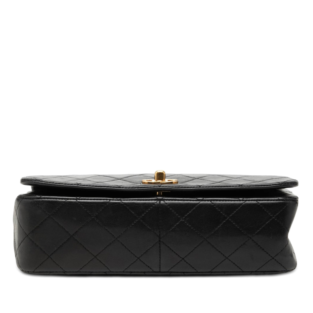 Chanel CC Matelassé Cuir d’agneau Rabat intégral