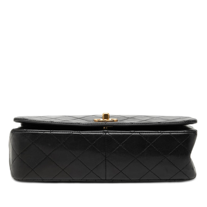 Chanel CC Matelassé Cuir d’agneau Rabat intégral