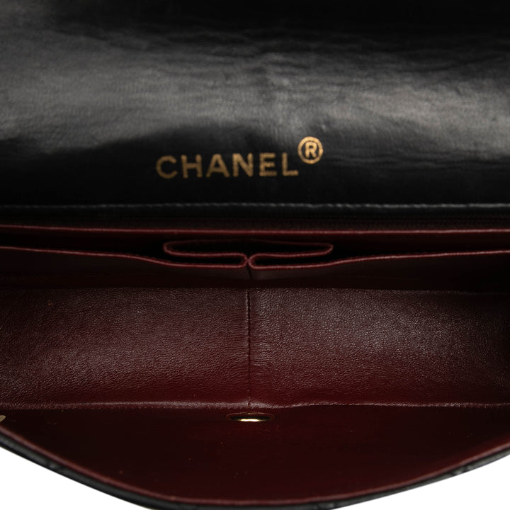 Chanel CC Matelassé Cuir d’agneau Rabat intégral