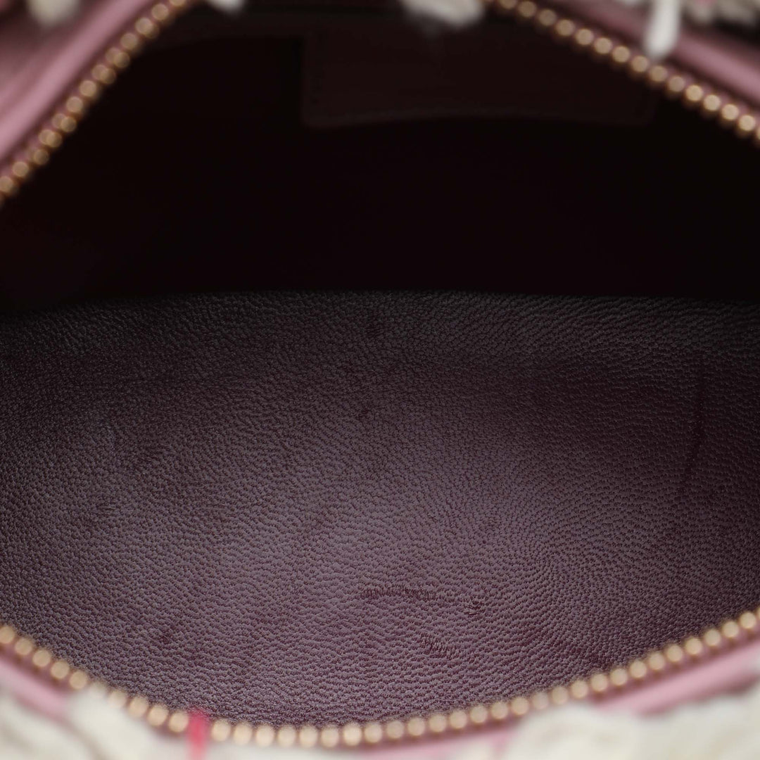 Dior Lady Dior Moyen Tweed Blanc – vue 4 – GABY PARIS