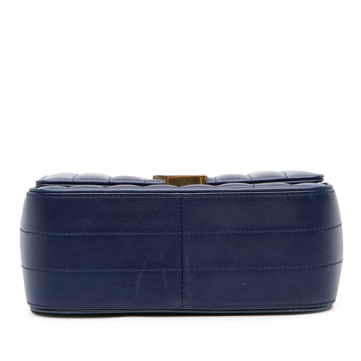 Saint Laurent Medium Cuir d’agneau Monogram Vicky Chain Bag