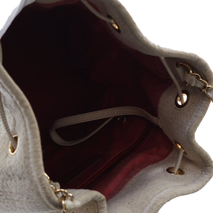Chanel Small Tweed Deauville Drawstring Bucket Bag Blanc – GABY PARIS Authentique
