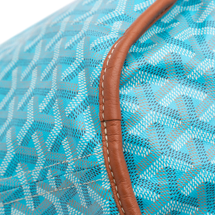 Goyardine Reversible Belharra Tote Blue - Gaby Paris