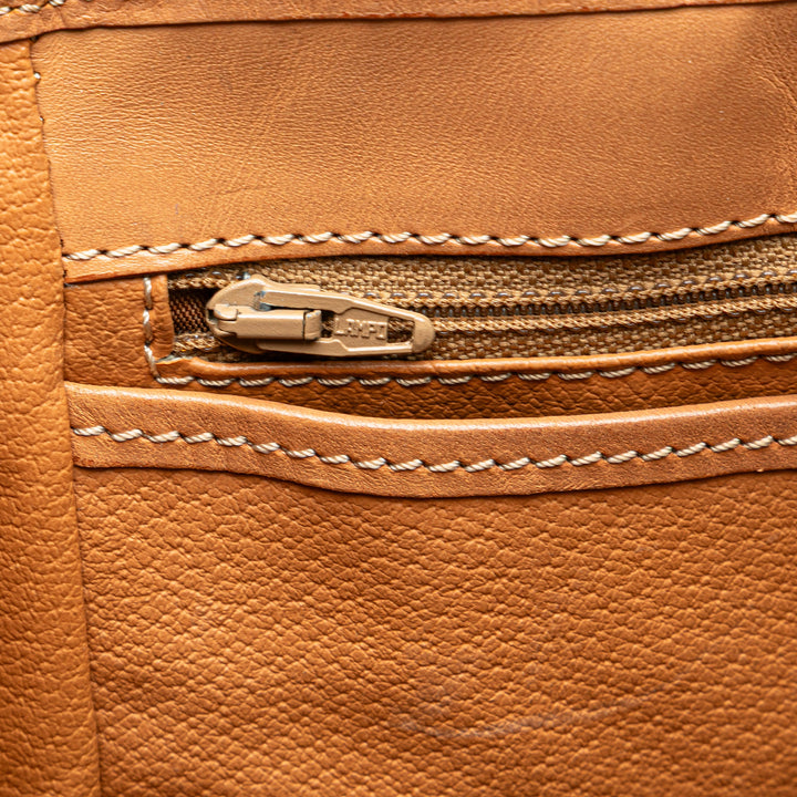 Macadam Coated Canvas Tote Brown - Gaby Paris