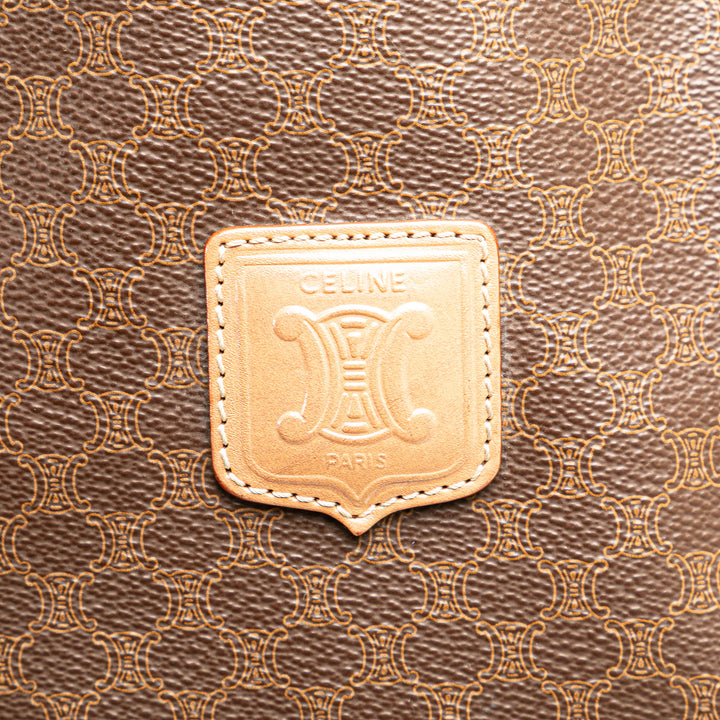 Macadam Coated Canvas Tote Brown - Gaby Paris