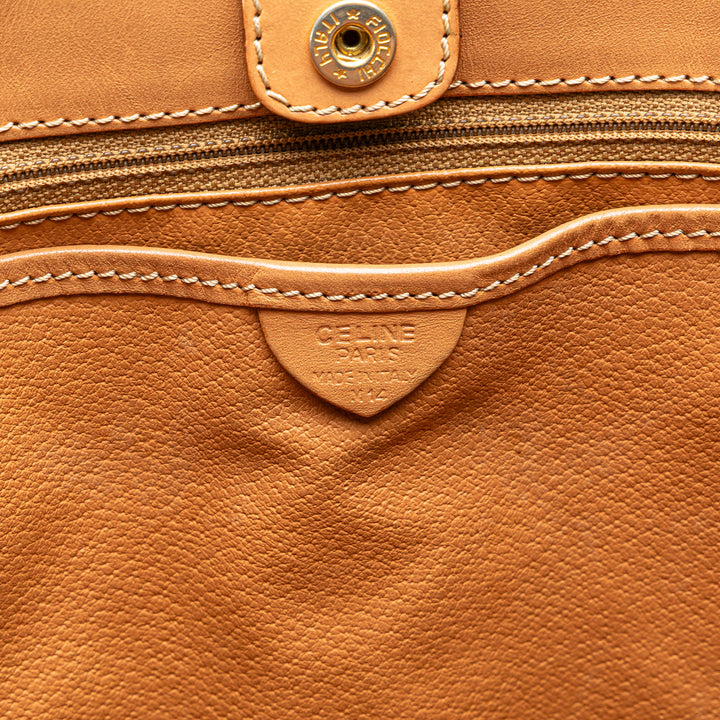 Macadam Coated Canvas Tote Brown - Gaby Paris