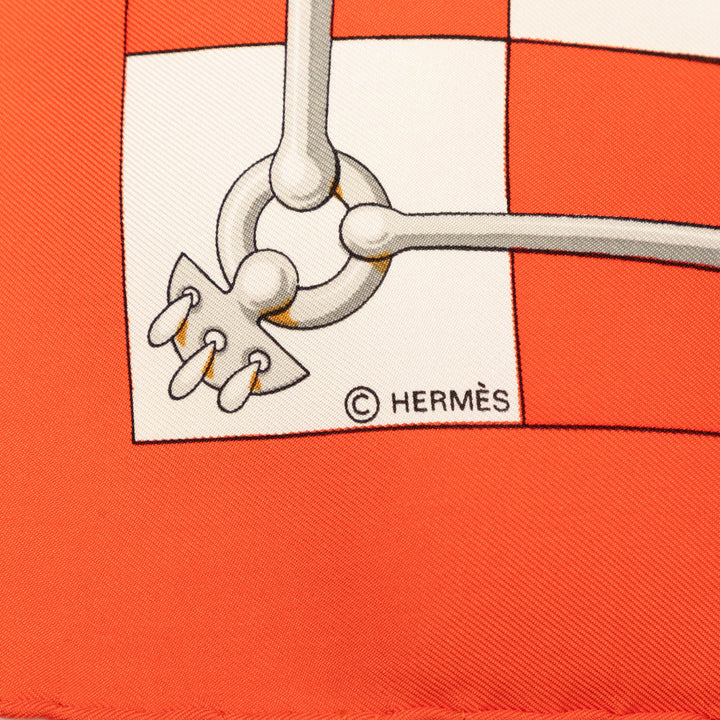 Hermès Cliquetis Foulard 90 Soie