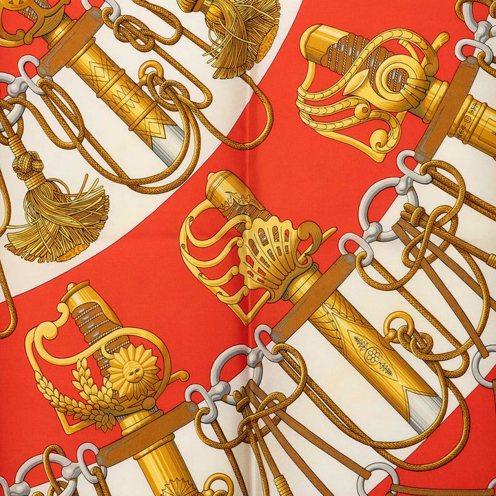 Hermès Cliquetis Foulard 90 Soie