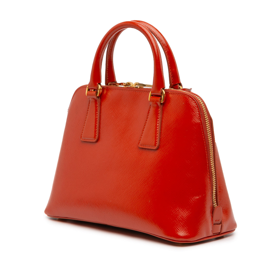 Prada Small Saffiano Vernice Promenade Sac
