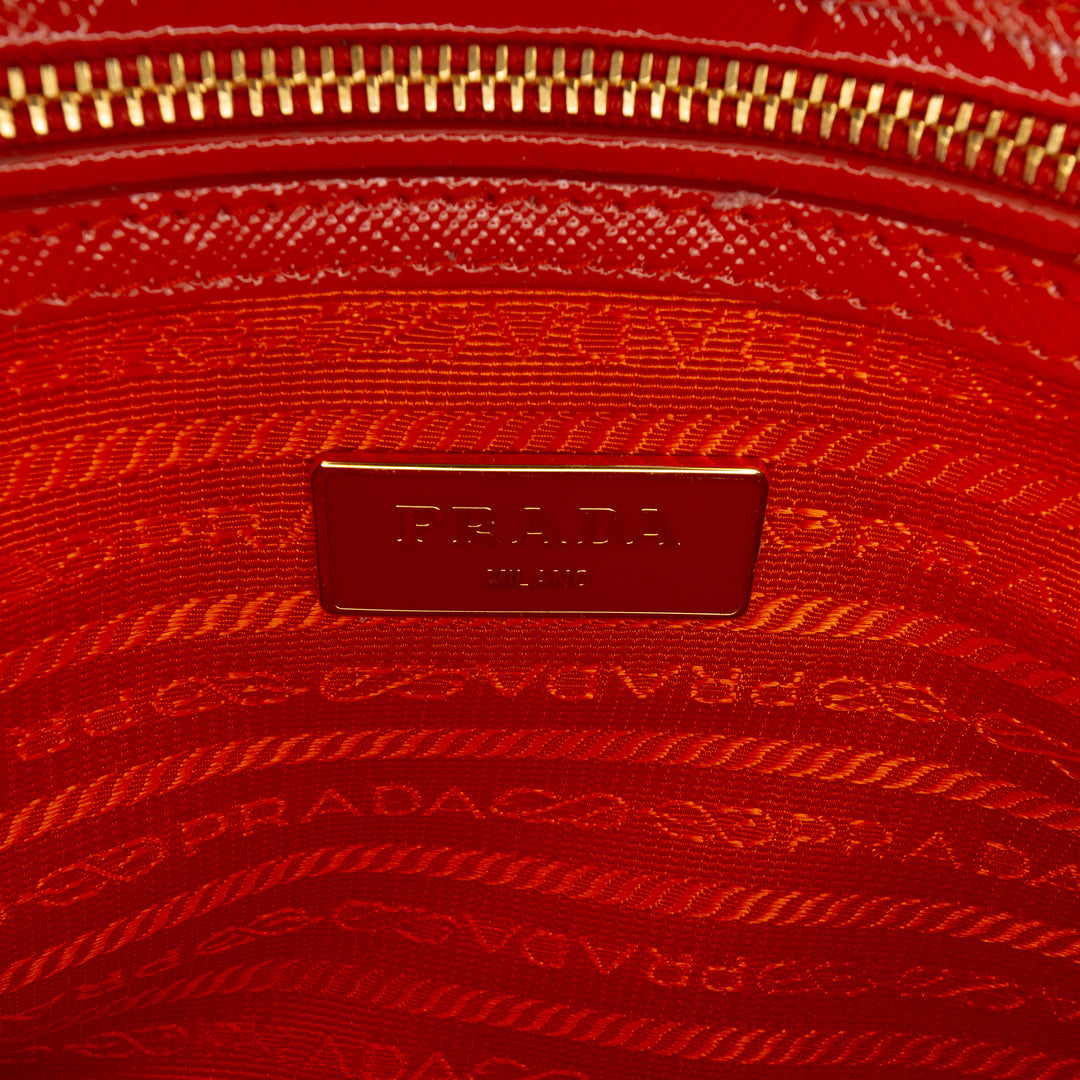 Prada Small Saffiano Vernice Promenade Sac