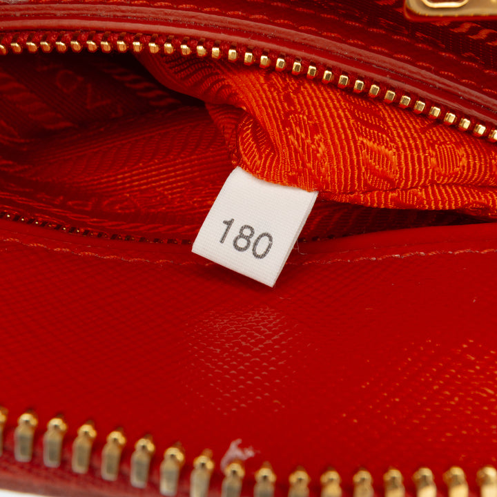 Prada Small Saffiano Vernice Promenade Sac