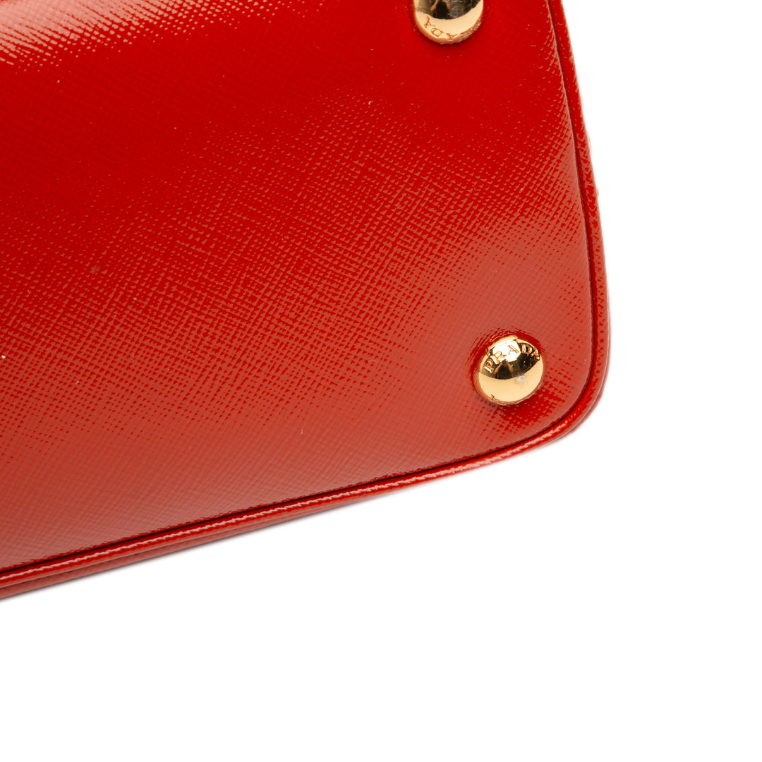Prada Small Saffiano Vernice Promenade Sac