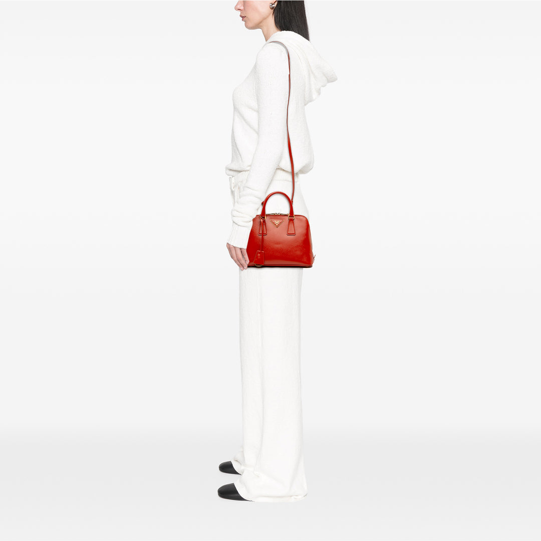 Prada Small Saffiano Vernice Promenade Sac