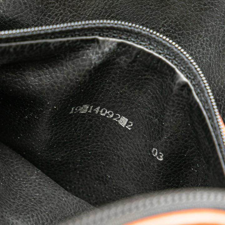 Pequin Coated Canvas Dome Satchel Brown - Gaby Paris