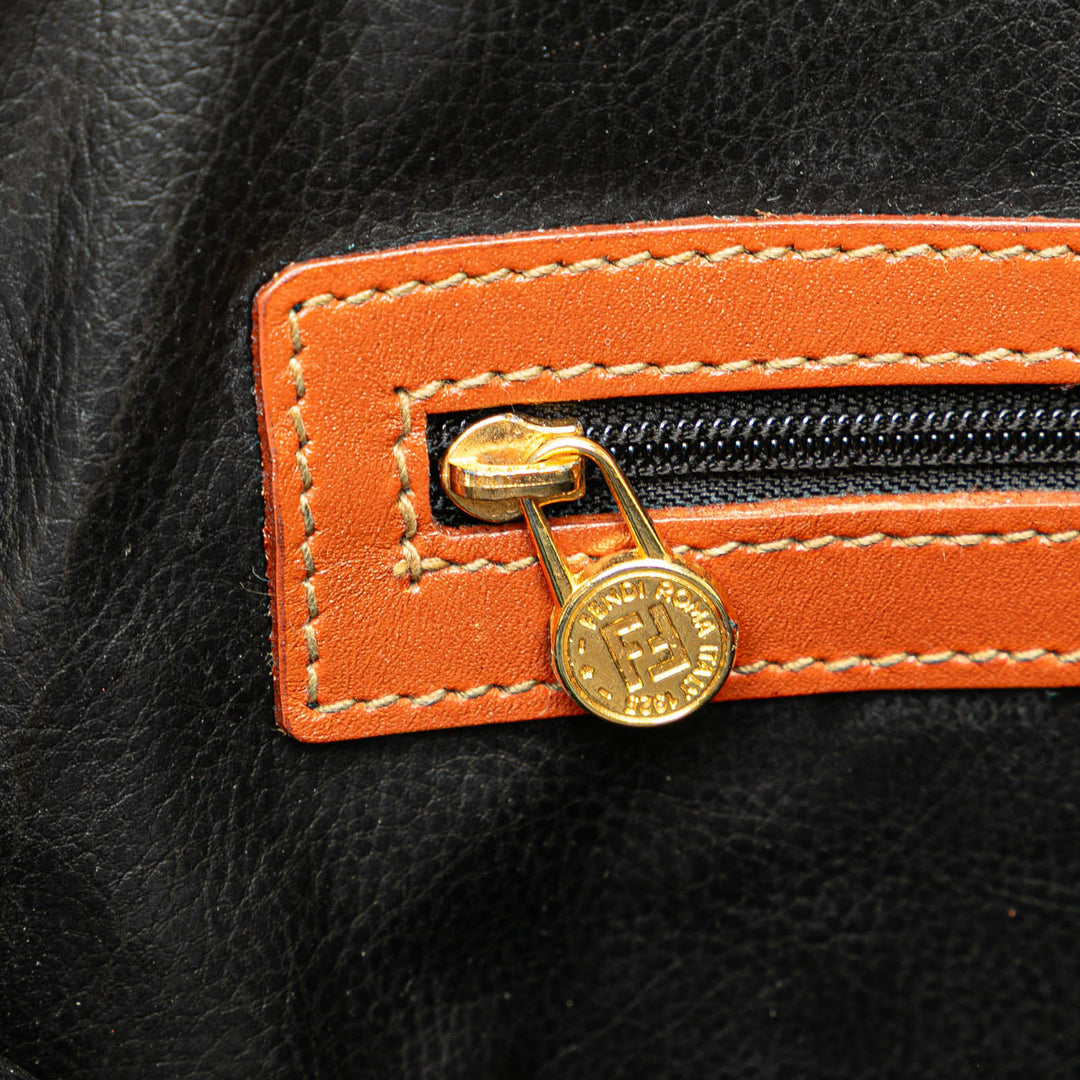 Pequin Coated Canvas Dome Satchel Brown - Gaby Paris