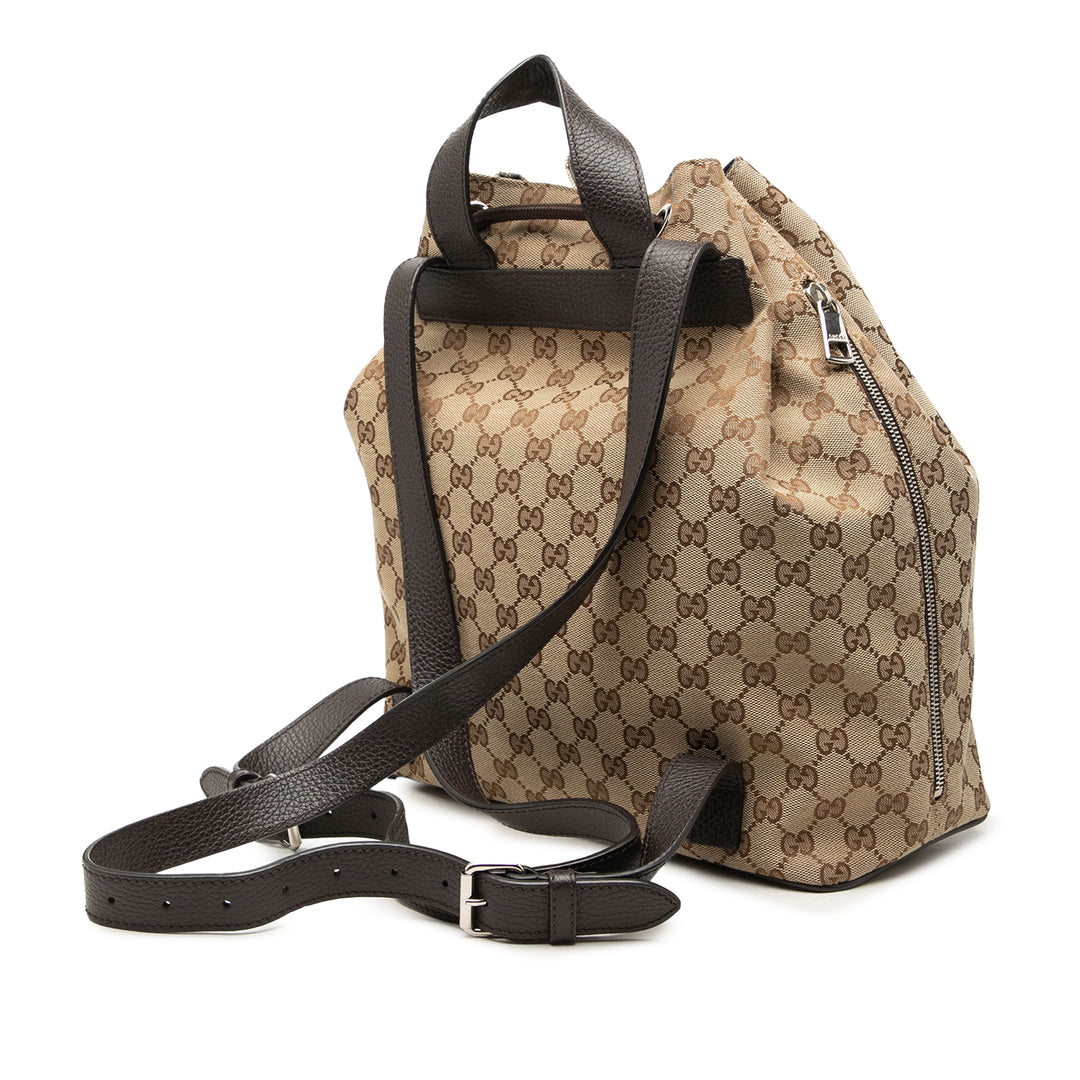 GG Sac à dos à cordon Beige