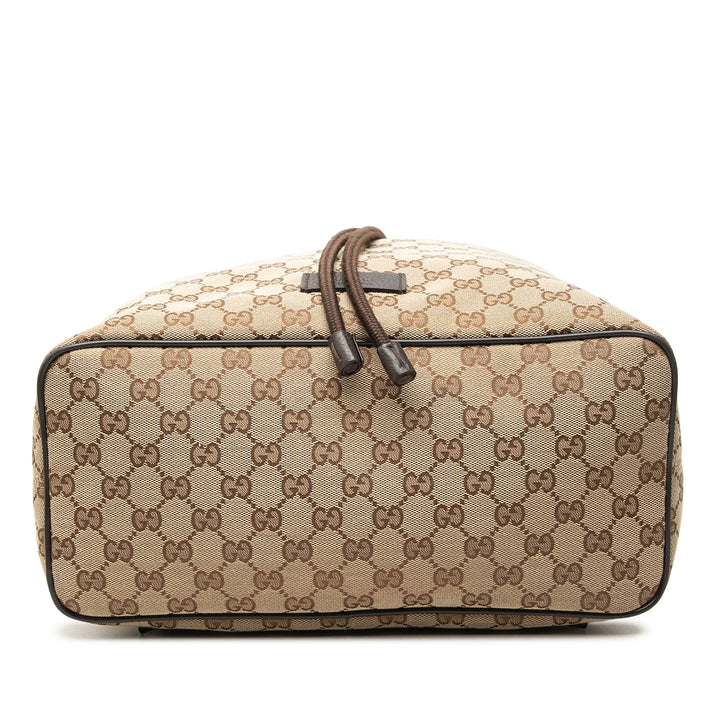 GG Sac à dos à cordon Beige