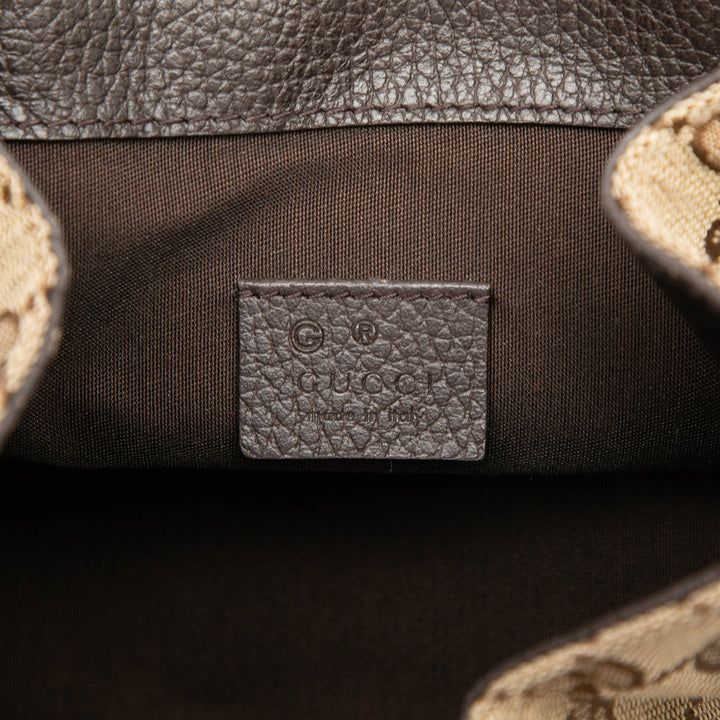 GG Sac à dos à cordon Beige