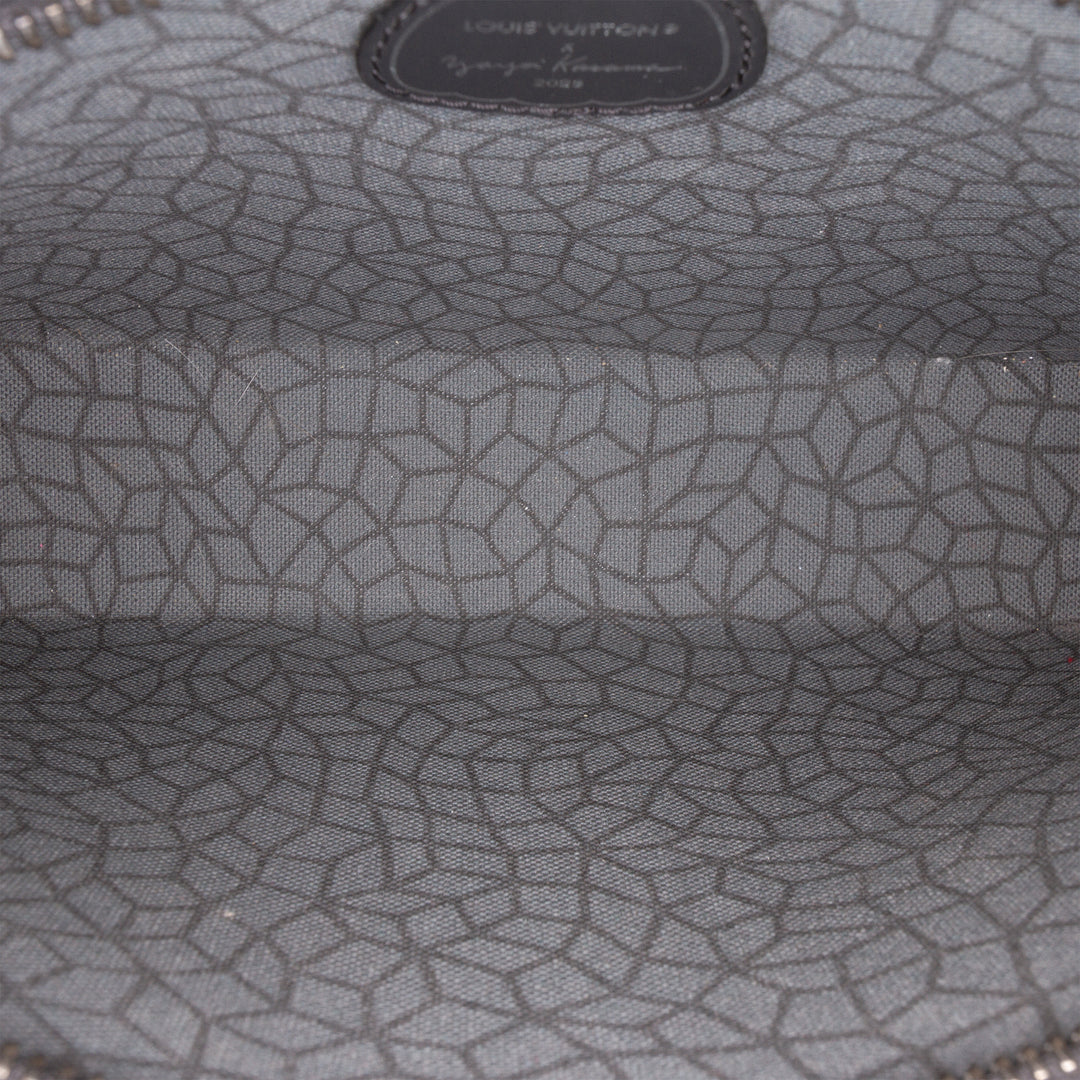 Yayoi Kusama Reverse Pumpkin Wearable Portefeuille Monogram Eclipse Gris