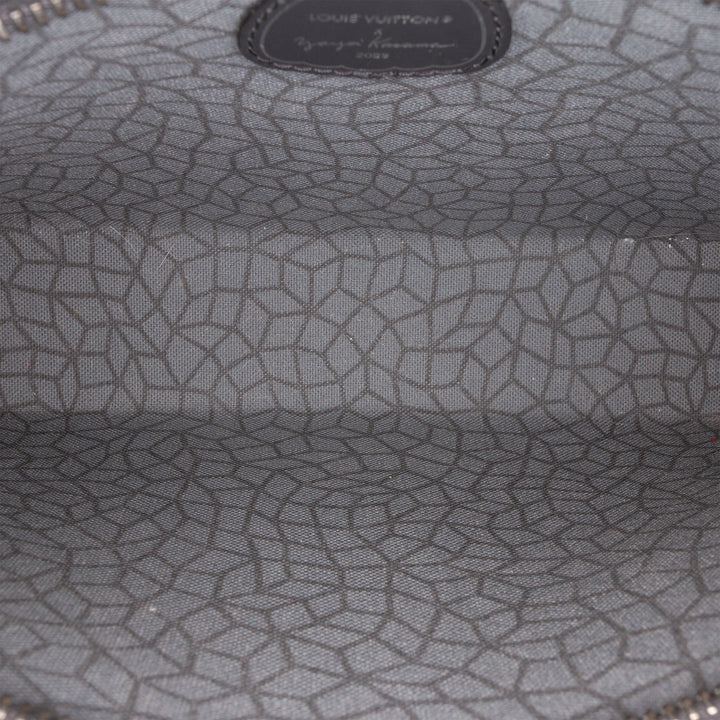 Yayoi Kusama Reverse Pumpkin Wearable Portefeuille Monogram Eclipse Gris