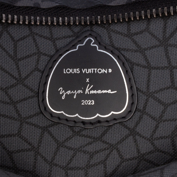Yayoi Kusama Reverse Pumpkin Wearable Portefeuille Monogram Eclipse Gris