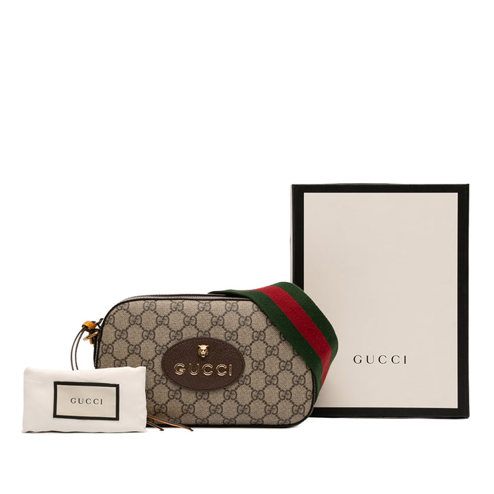Gucci GG Supreme Web Neo Vintage Sac porté croisé