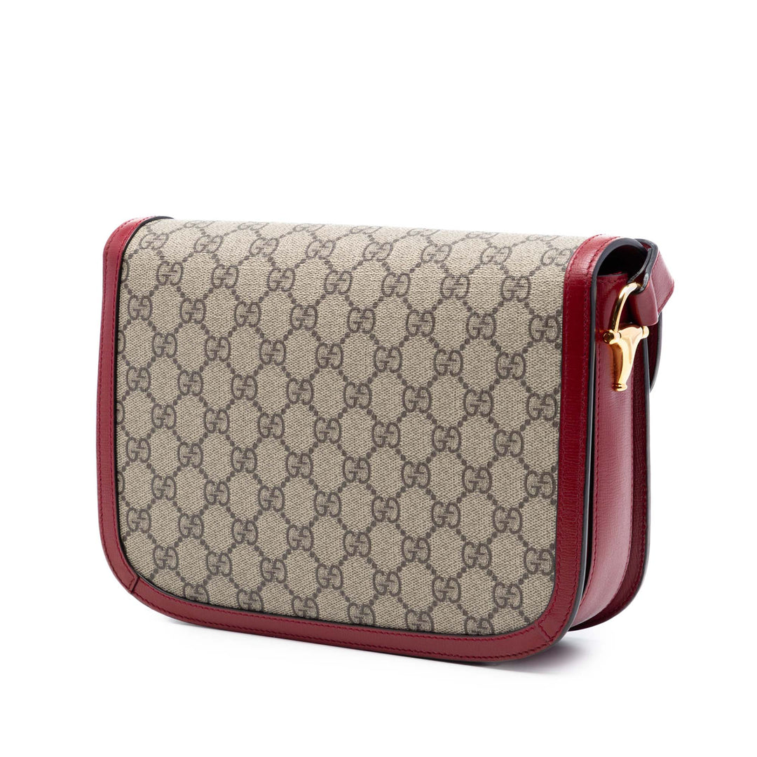 Gucci Medium GG Supreme Horsebit 1955 Sac bandoulière