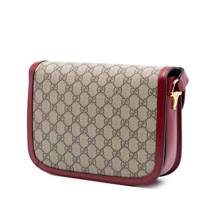 Gucci Medium GG Supreme Horsebit 1955 Sac bandoulière