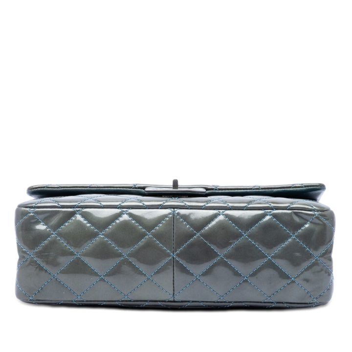 Chanel Matelassé Cuir verni Reissue 2.55 Double rabat 226