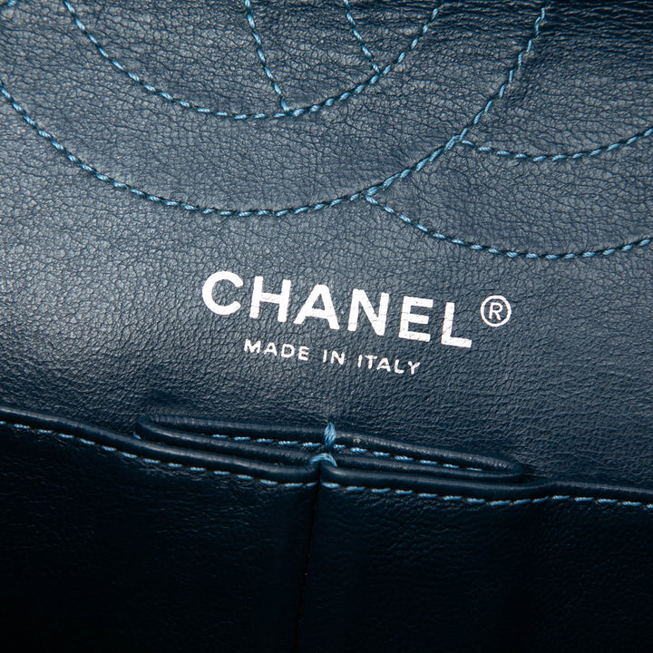 Chanel Matelassé Cuir verni Reissue 2.55 Double rabat 226
