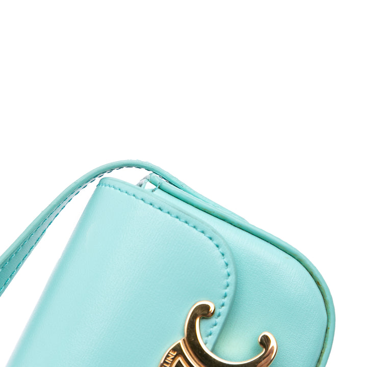 Celine Cuir Triomphe AirPods Étui with Strap