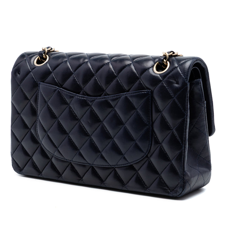 Chanel Medium Classic Cuir d’agneau Double rabat