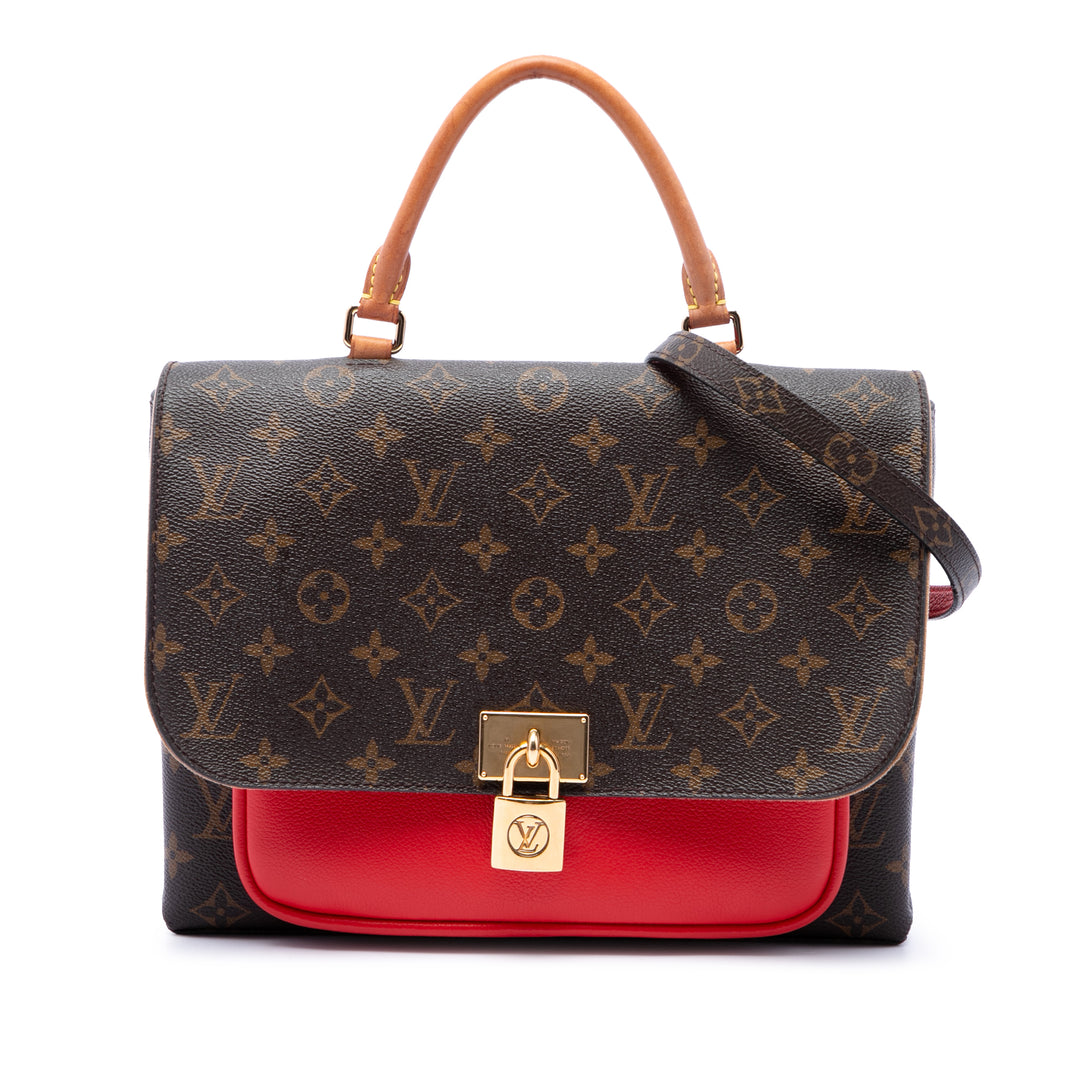Louis Vuitton Sac à main Marignan Monogram Marron – vue principale – GABY PARIS