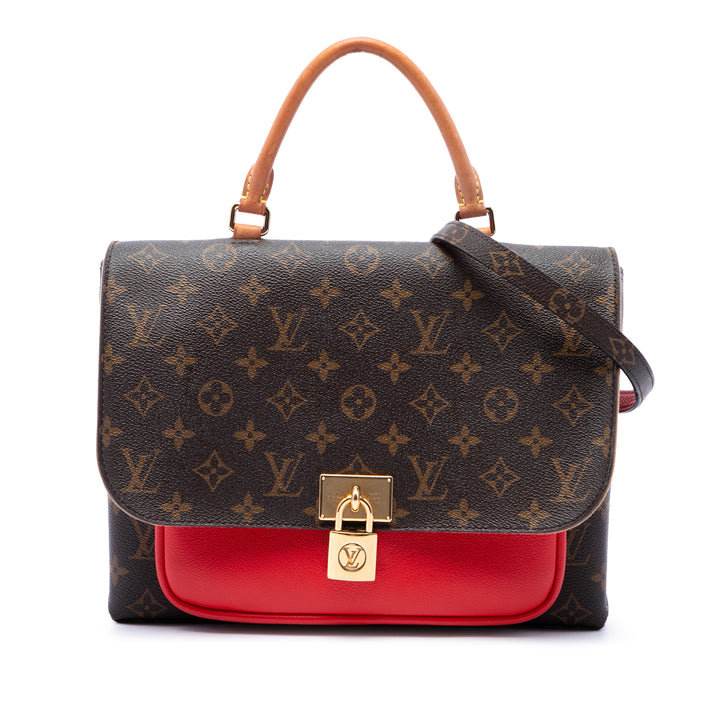 Louis Vuitton Sac à main Marignan Monogram Marron – vue principale – GABY PARIS