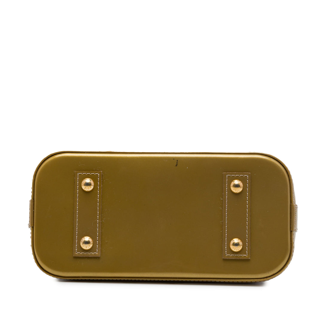 Louis Vuitton Alma BB Cuir verni Monogram Marron
