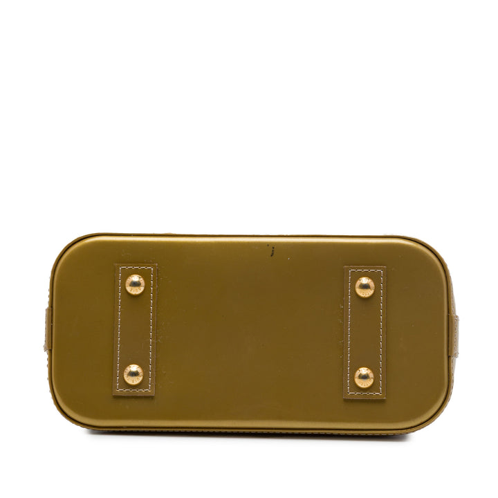 Louis Vuitton Alma BB Cuir verni Monogram Marron
