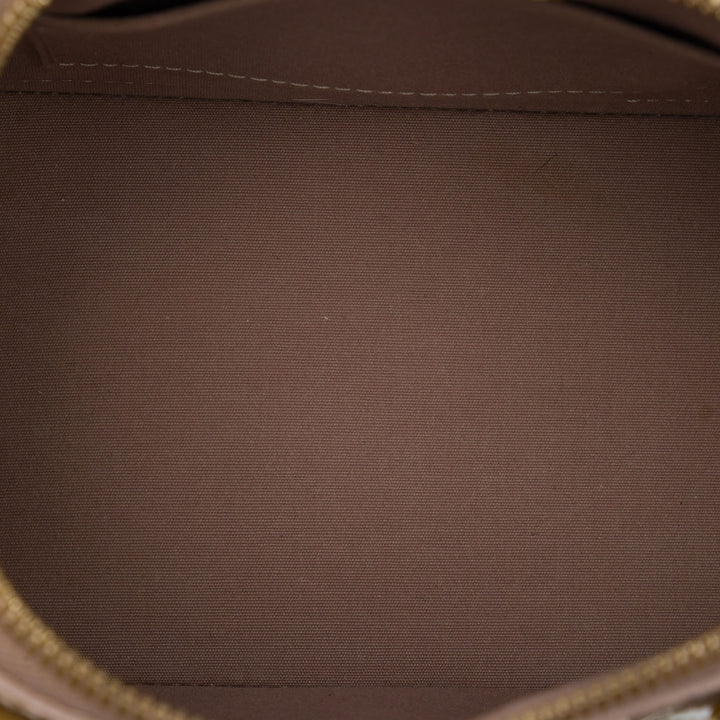Louis Vuitton Alma BB Cuir verni Monogram Marron