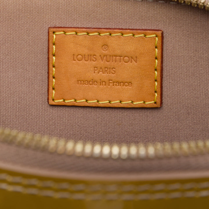 Louis Vuitton Alma BB Cuir verni Monogram Marron