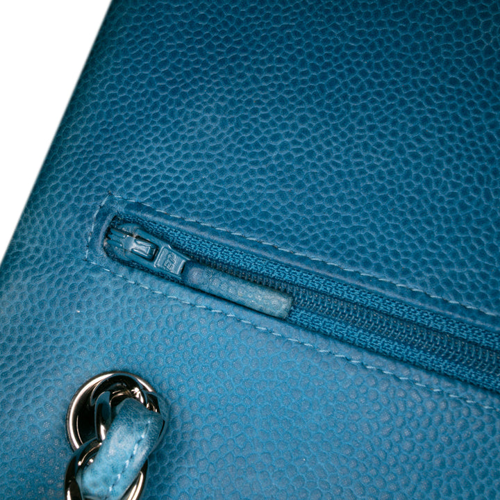 Chanel Classic Double rabat Jumbo Cuir caviar