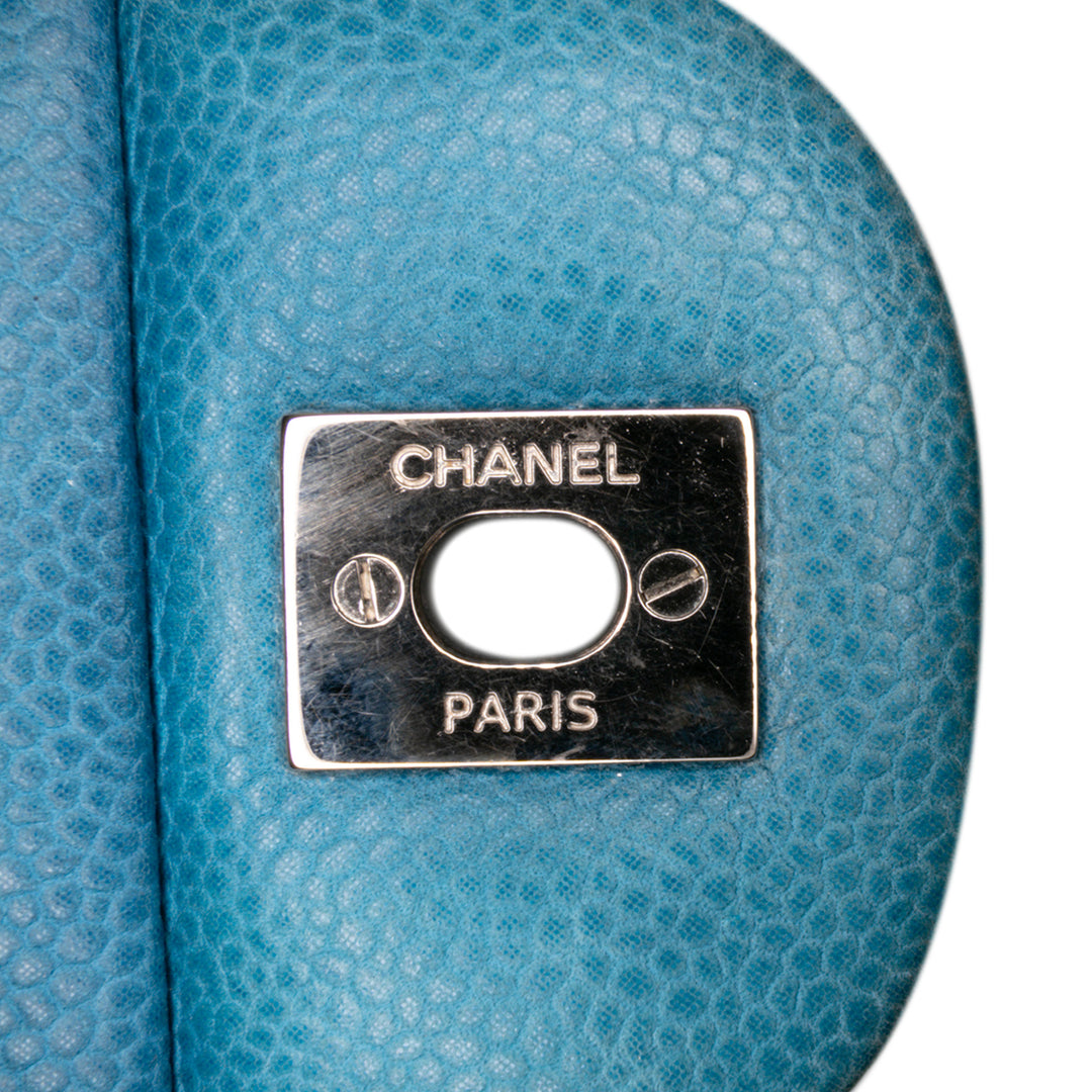 Chanel Classic Double rabat Jumbo Cuir caviar