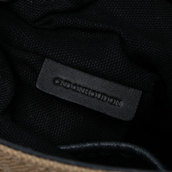 Burberry Mega Check Toile et Cuir de veau grainé Gowan Sac porté croisé