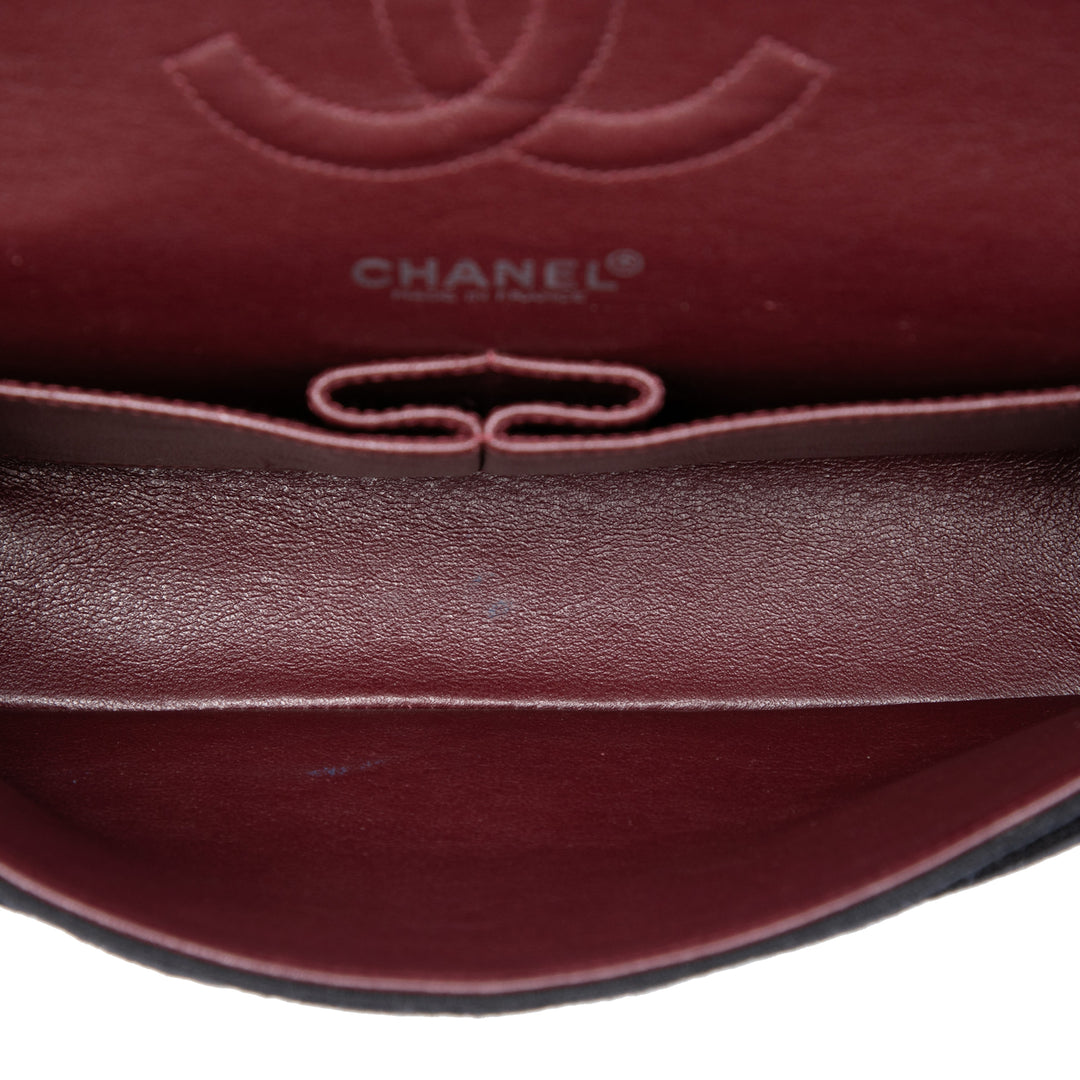 Classic Jersey Bijoux Chaîne Double rabat Moyen Noir