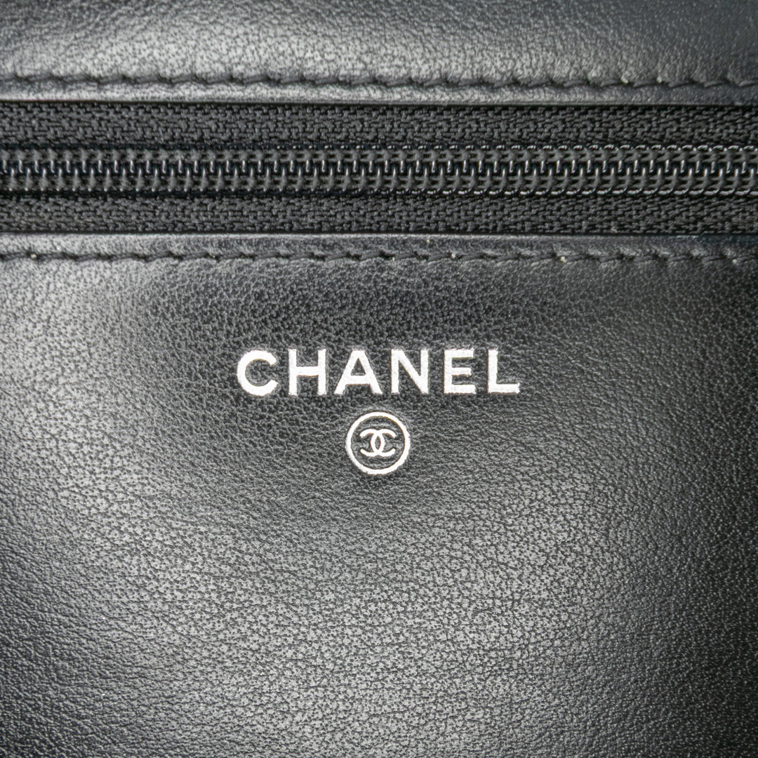 Chanel Chevron Aged Cuir de veau Gabrielle Wallet On Chain Noir – GABY PARIS Authentique